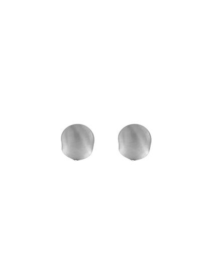 DNSK Tabitha Organic Ball Post Earring Silver 3C2601022