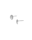 DNSK Tabitha Organic Ball Post Earring Silver 3C2601022