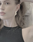 Dansk -Copenhagen -DNSK -Theia -2in1 -Statement -Triangle -Earring- Gold -Plating -3C2601033-1
