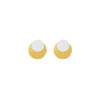 Dansk-Copenhagen-Womens-Earrings-Theia-Two-Tone-Circle-Stud-Earring-3C2401010