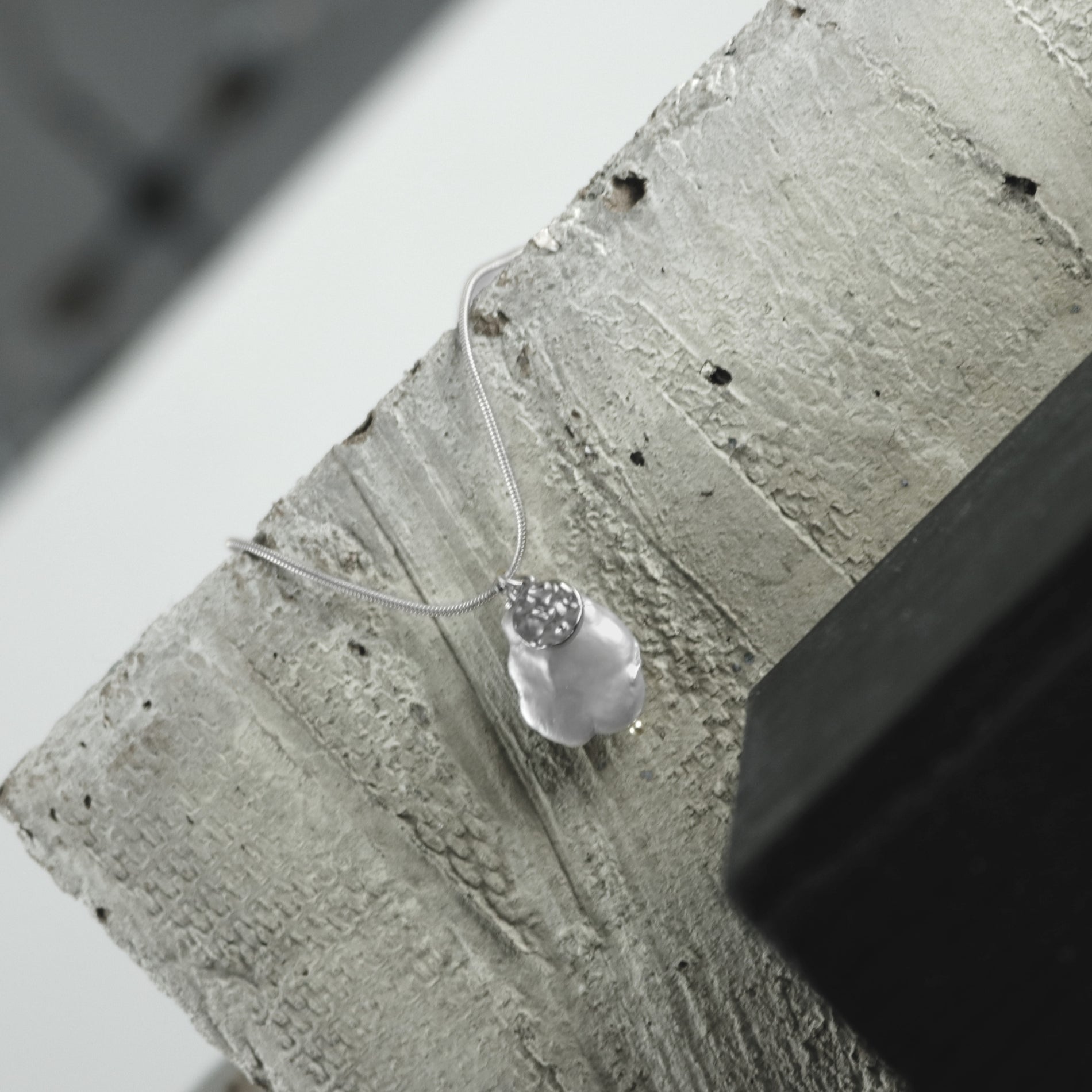 Dansk Copenhagen - DNSK - Audrey Adjustable Pearl Necklace with Silver Plating-