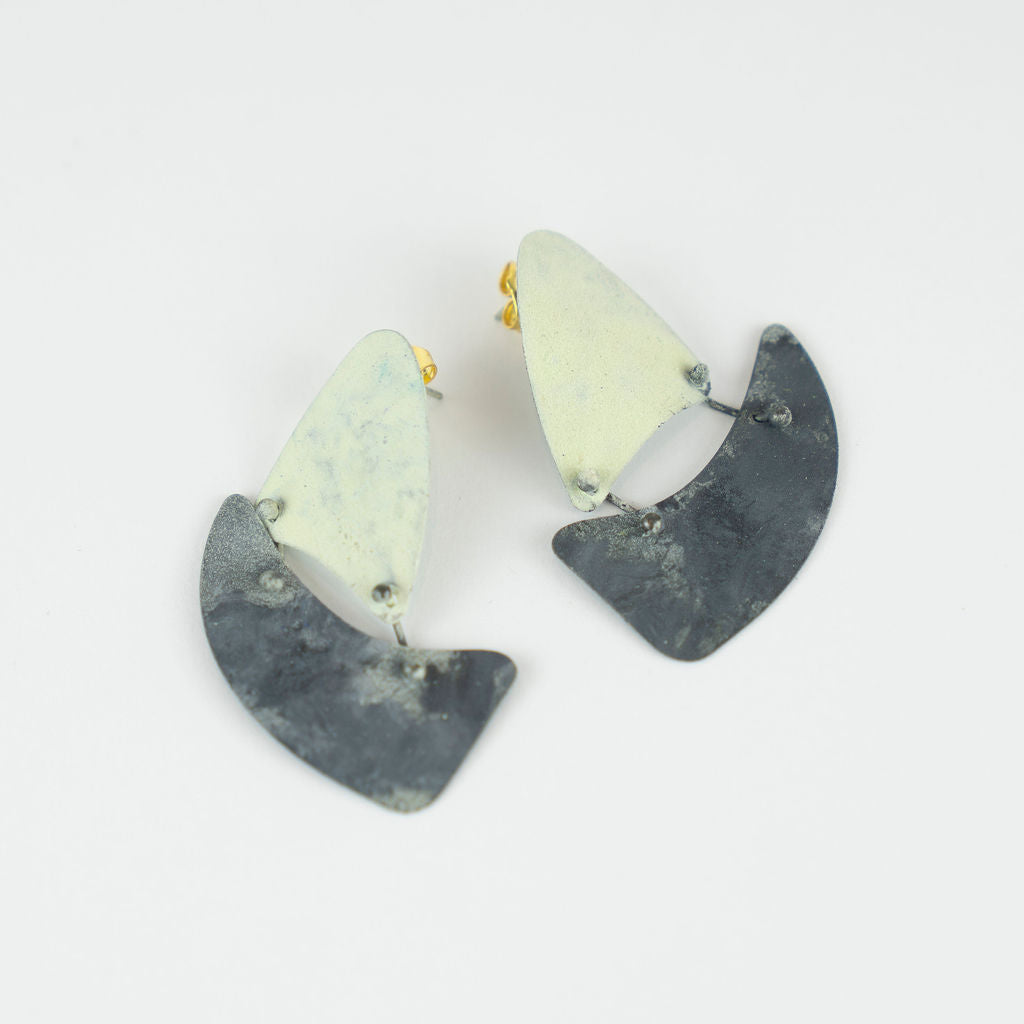 FL Collection Patina Earring - Ocean