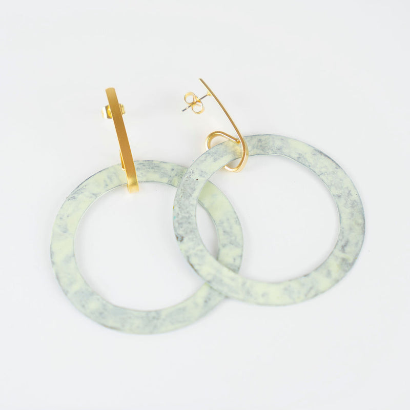 FL Collection Patina Earring - Loop