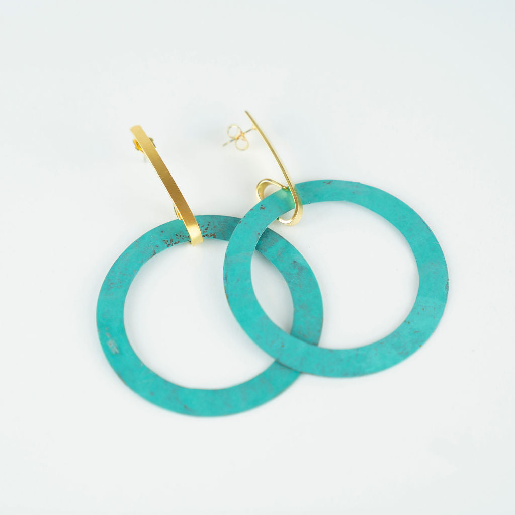 FL Collection Patina Earring - Loop