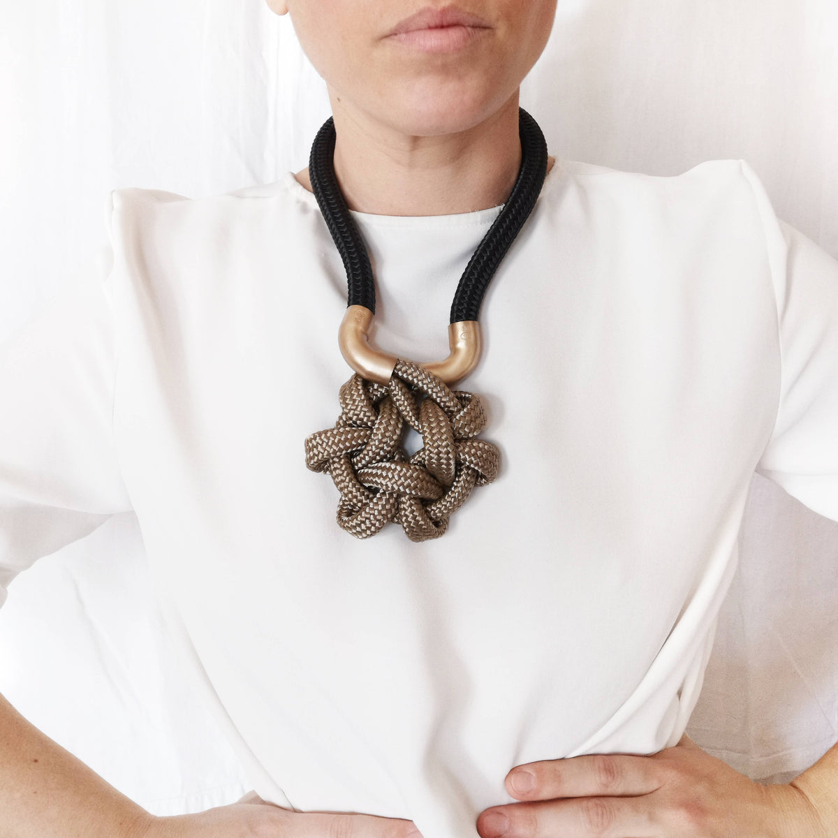 FOAM-Customisable-Necklace-Black-and-Hemp-with-Satin-Gold-by-Carlotta-Scarbeo