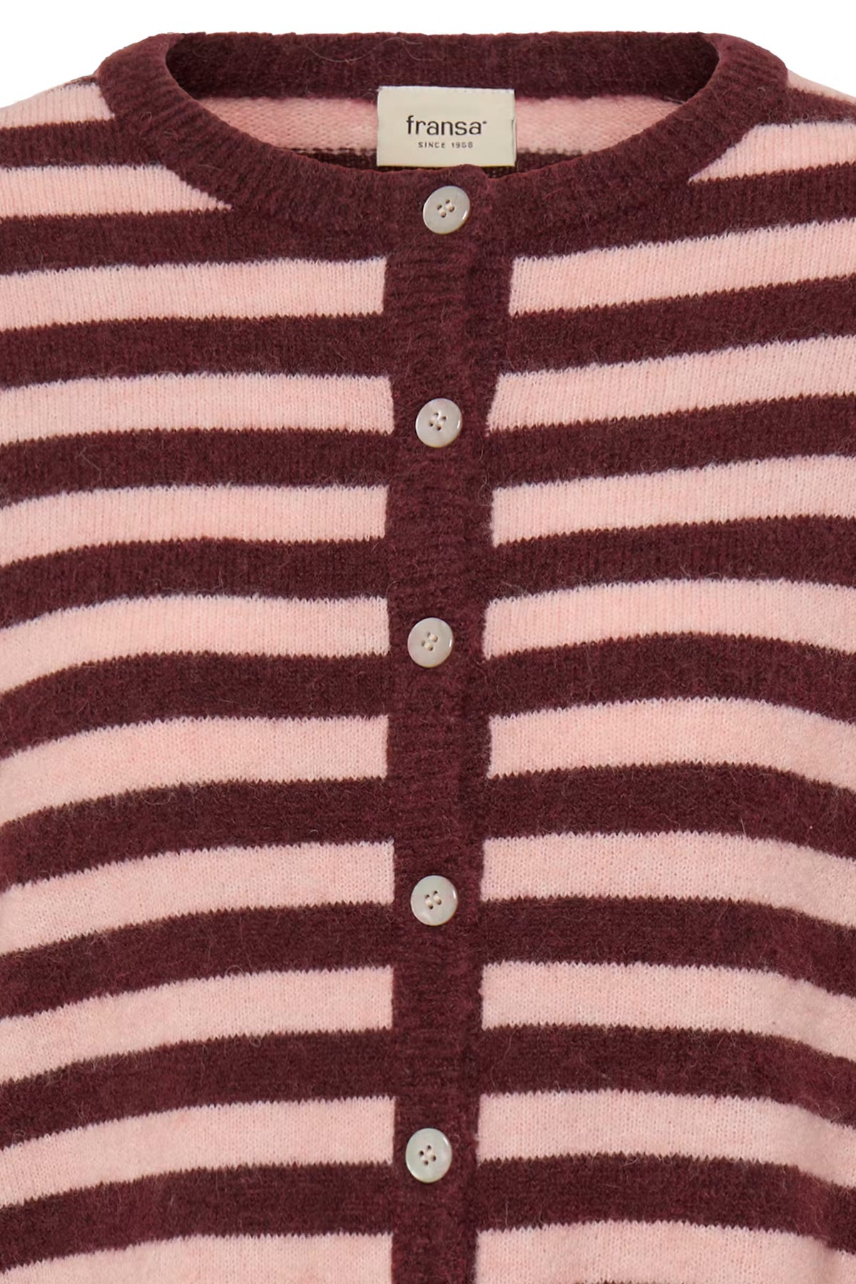 Fransa Women's FRIDAA Cardigan -  Port Royal Stripe