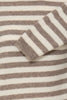 Fransa Women's FRIDAA PU 1 Striped Knit Driftwood