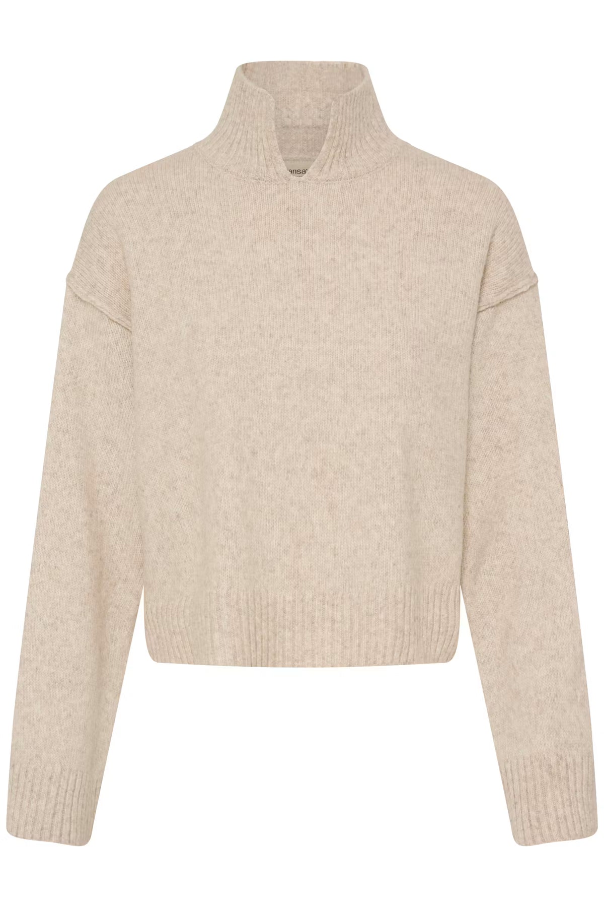 Fransa Women's FRIGIGI Oatmeal Boxy Knit