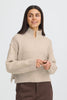 Fransa Women's FRIGIGI Oatmeal Boxy Knit