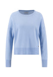 Fynch-Hatton Womens Cashmere Crew Neck Sweater in Powder Blue at Kings Road Fashions, Leighton Buzzard UK