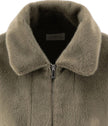 FYNCHHATTON_26095922- Womens Faux Fur short jacket in Dusty Green at Kings Road Fashions, Leighton Buzzard, UK