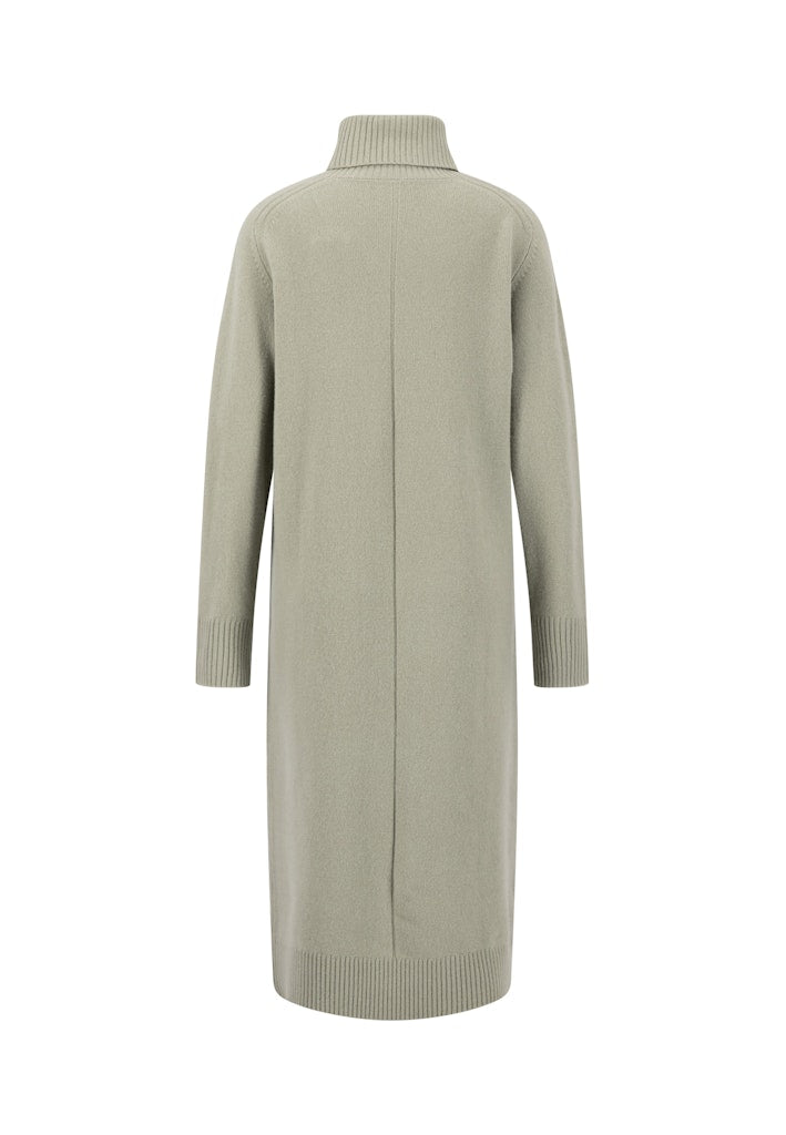 Fynch Hatton AW26 Knitted Dress in Dusty Green at Kings Road Fashions, Leighton Buzzard, UK