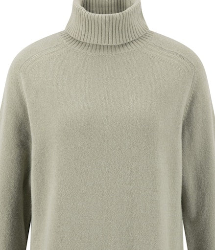 Fynch Hatton AW26 Knitted Dress in Dusty Green at Kings Road Fashions, Leighton Buzzard, UK