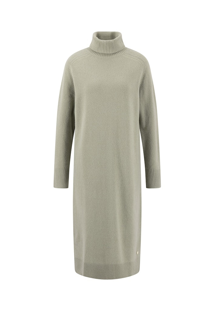 Fynch Hatton AW26 Knitted Dress in Dusty Green at Kings Road Fashions, Leighton Buzzard, UK