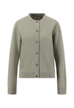 Fynch Hatton - Women's Merino Knit Cardigan Dusty Green