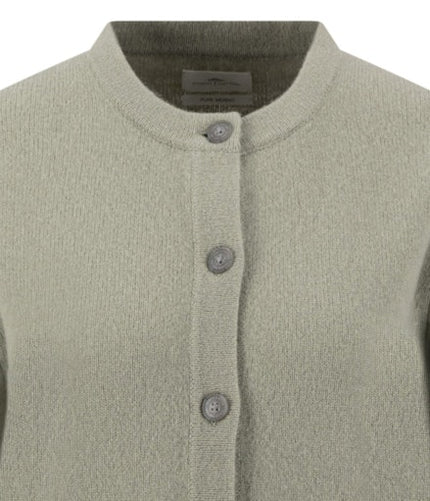 Fynch Hatton - Women's Merino Knit Cardigan Dusty Green