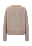 Fynch Hatton Women's Merino Round Neck Sweater Urban Taupe