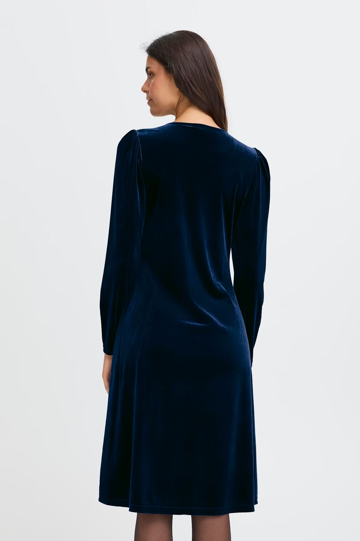 Fransa-AW25-womens-clothing-FRCASSANDRA-Velvet-Dress-night-8