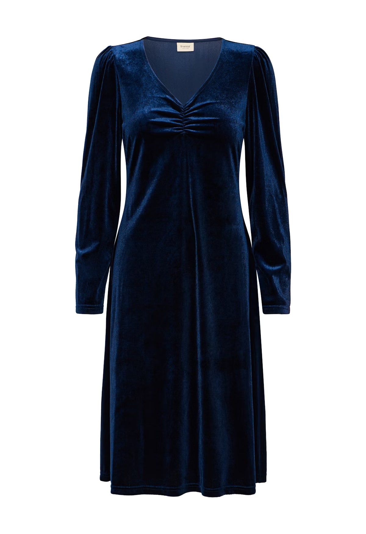 Fransa-AW25-womens-clothing-FRCASSANDRA-Velvet-Dress-night-8