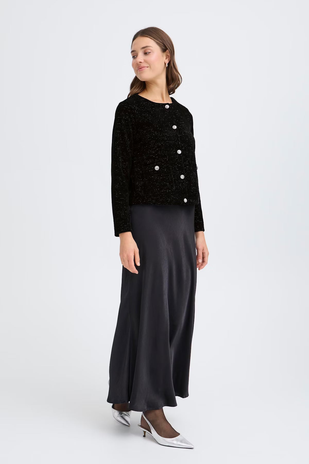 Fransa - Women's FRMalaya Jacket in Meterorite -20617366