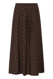 Fransa Women's FRADARA Polka Dot Skirt - Hot Fudge - 20618415 at Kings Road Fashions, Leighton Buzzard, UK