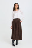 Fransa Women's FRADARA Polka Dot Skirt - Hot Fudge - 20618415 at Kings Road Fashions, Leighton Buzzard, UK