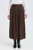 Fransa Women's FRADARA Polka Dot Skirt - Hot Fudge - 20618415 at Kings Road Fashions, Leighton Buzzard, UK