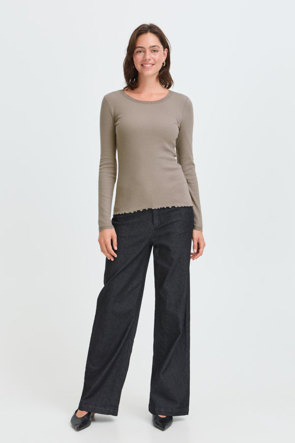 Fransa-Women's-FRHIZAMOND-34-Long-Sleeve-Top-Kings Road Fashions, Leighton Buzzard, UK