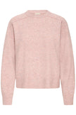 Fransa -Women's- FRSUZETTE -Relaxed Sweater -Antique -Pink -Sweater -2061832920618329 - 