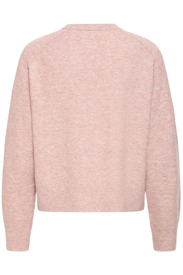 Fransa -Women's- FRSUZETTE -Relaxed Sweater -Antique -Pink -Sweater -2061832920618329 - 
