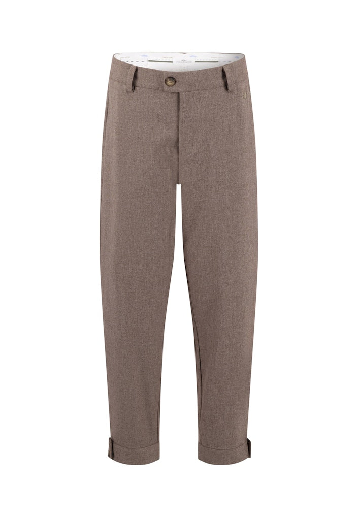 Fynch Hatton Women's Wool Melange Carrot Leg Pant Espresso 26094958