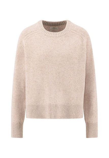 Fynch Hatton Women's Merino Sweater Silky Rose Melange 26097447