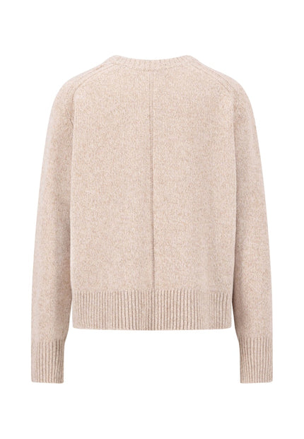 Fynch Hatton Women's Merino Sweater Silky Rose Melange 26097447