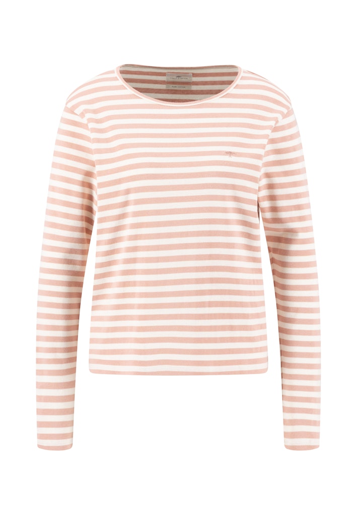 Fynch Hatton Women's Silky Rose Striped Long Sleeve Top 26146235