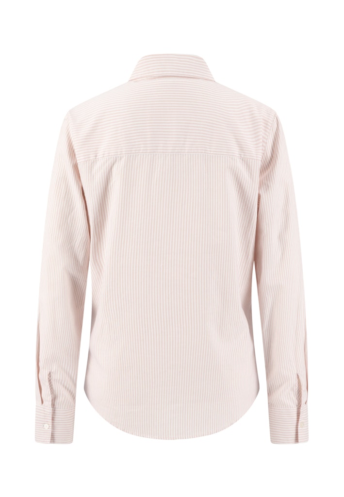 Fynch Hatton Women's Oxford Stripe Blouse Silky Rose - 26141916