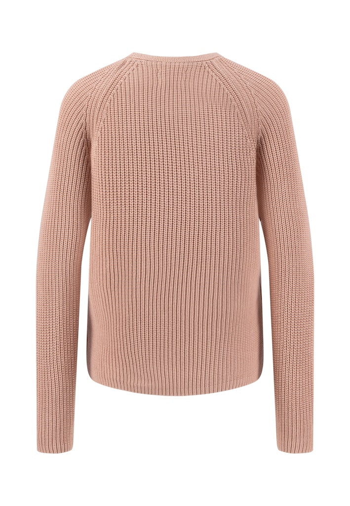 Fynch -Hatton -Women's -Round -Neck -Cotton -Knit -Silky -Rose - 26147101-421