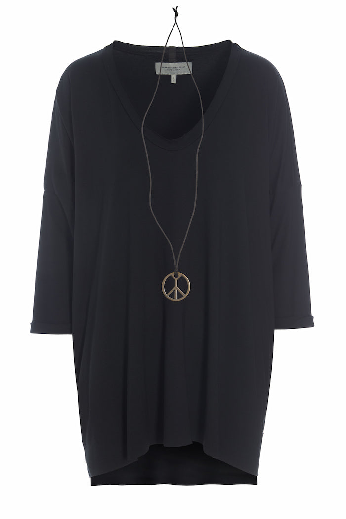 Henriette Steffensen - V-Neck Cocoon Tee