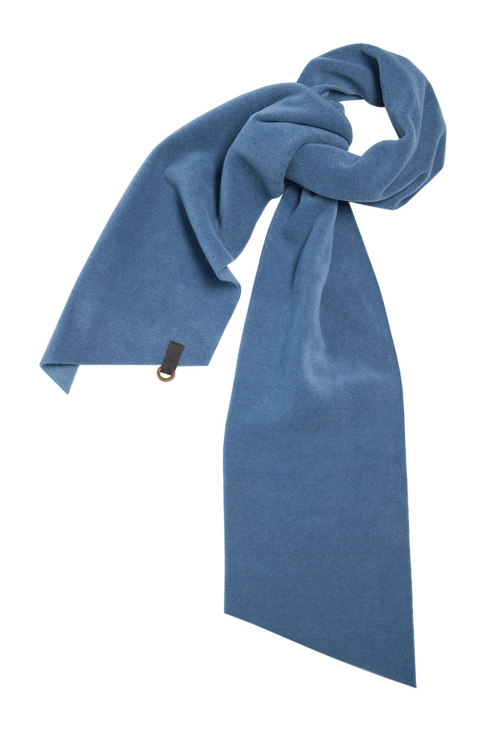 HSCPH- UK -Henriette -Steffensen - Women's- Fleece -Mini -Scarf -5001-Dusty-Blue- Kings-Road-Fashions-Leighton-Buzzard-UK