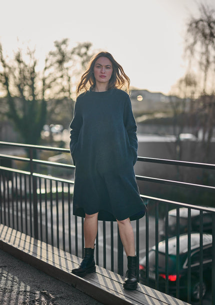 Henriette-Steffensen-AW25-HSCPH-Womens-Fleece-Dress-AW25-3255-SOFTBLACK914