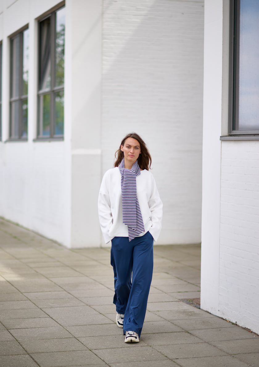 Henriette-Steffensen-HSCPH-Womens-Fleece-Mini-Scarf-5001-Stripes-SS25-Kings-Road-Fashions-1