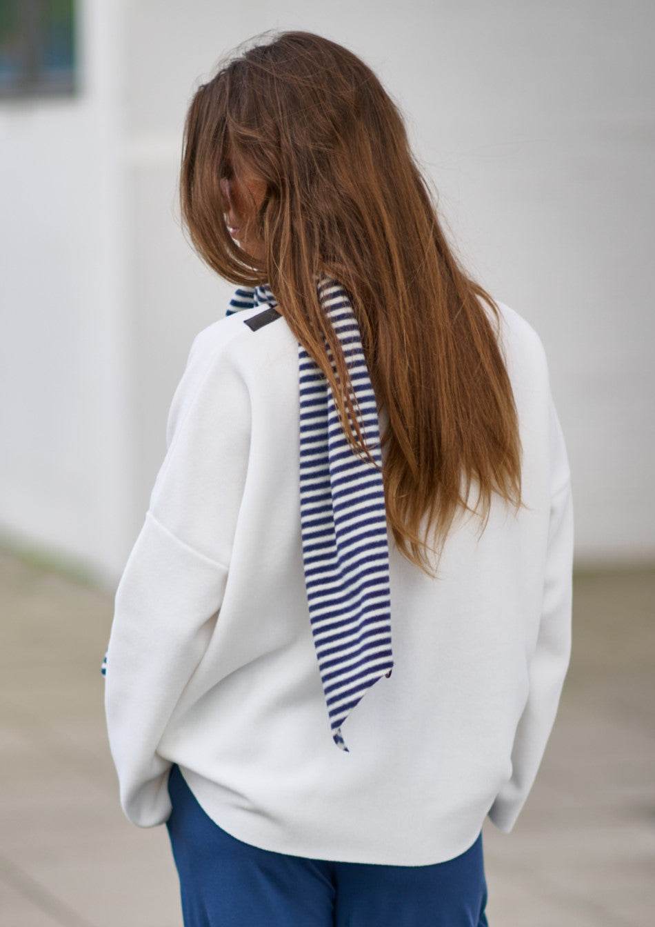 Henriette-Steffensen-HSCPH-Womens-Fleece-Mini-Scarf-5001-Stripes-SS25-Kings-Road-Fashions-1