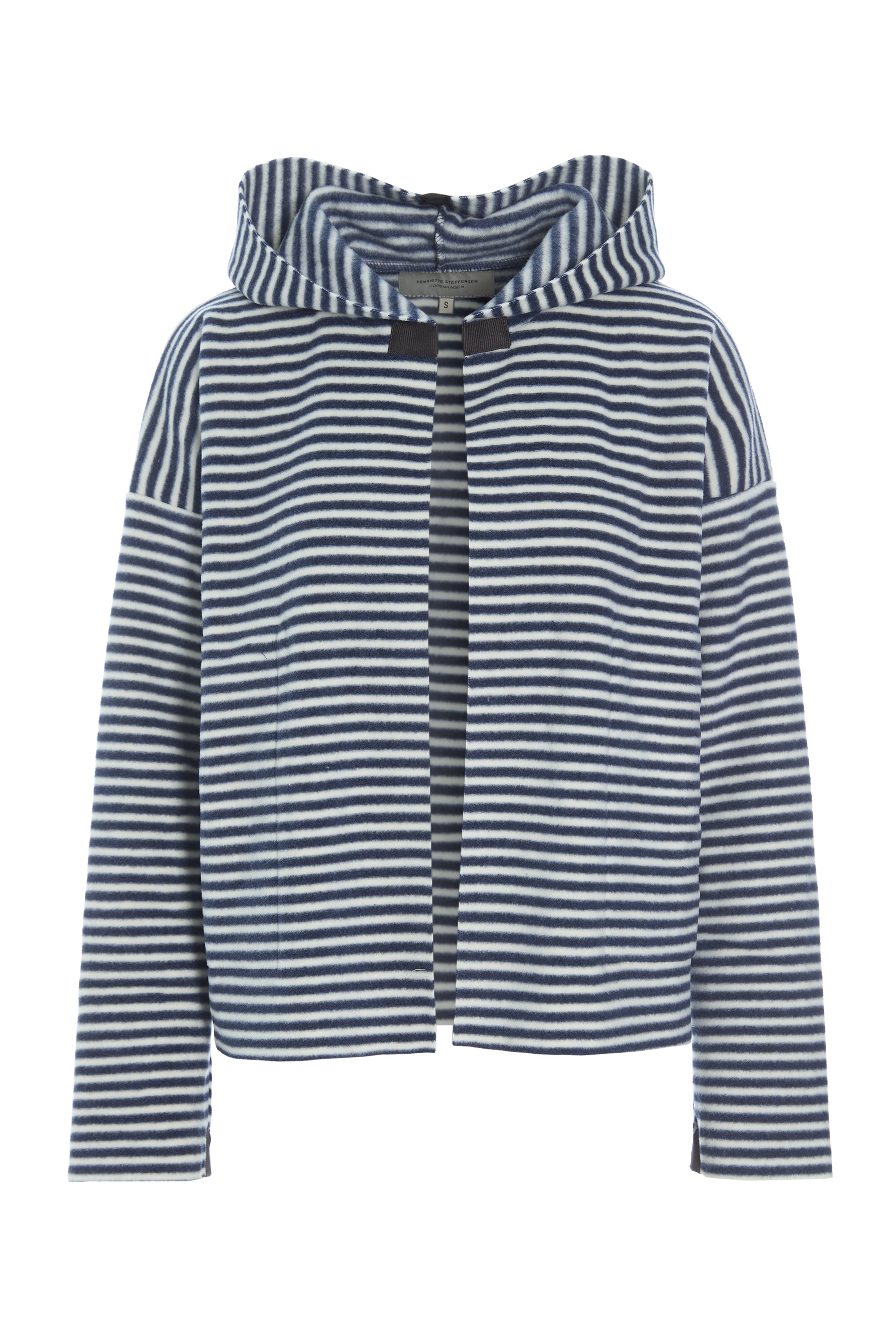 Henriette-Steffensen-Sporty-Cardi-With-Hood-7158 - STRIPES DENIM & KIT 667 - Extra 1