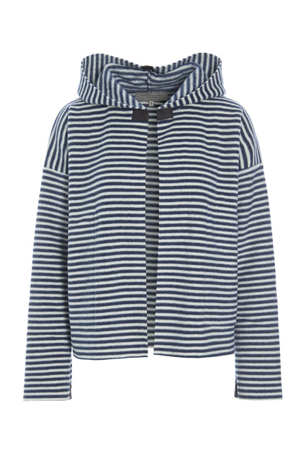 Henriette-Steffensen-Sporty-Cardi-With-Hood-7158 - STRIPES DENIM & KIT 667 - Extra 1