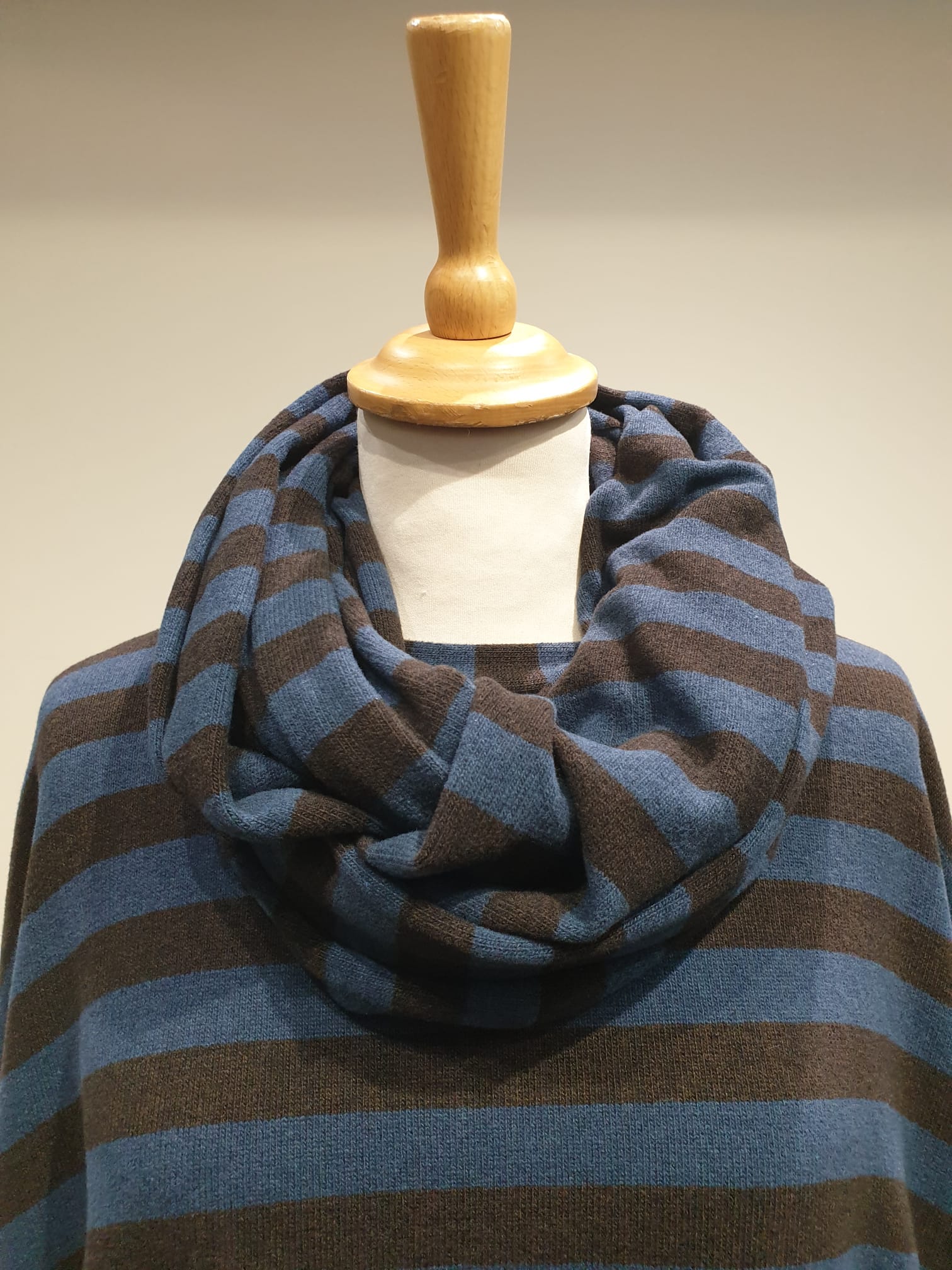 Neirami Women's Neck AC11ST STRIPE FONDENTE