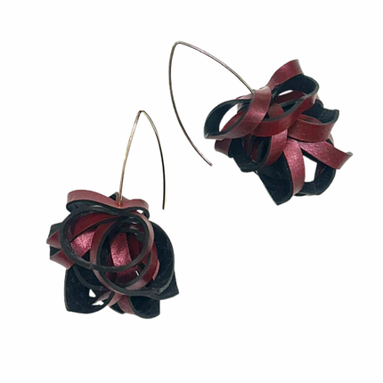 KTCD-Jewellery-Upcycled-Rubber-Pom-Pom-Earrings-Aubergine-1