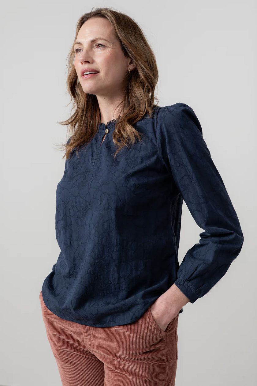 Lily-and-Me-Emily-Blouse-Navy-LM25648N