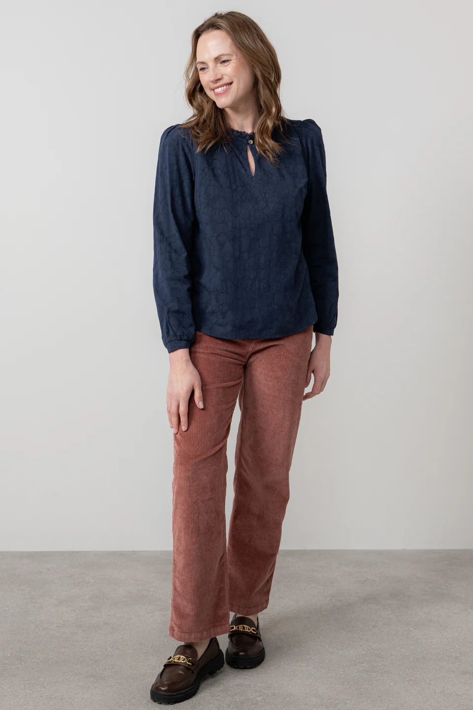 Lily-and-Me-Emily-Blouse-Navy-LM25648N