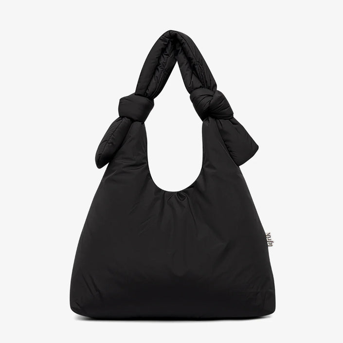 Lefrik - Women's Sustainable Biwa Puffy Bag in Black