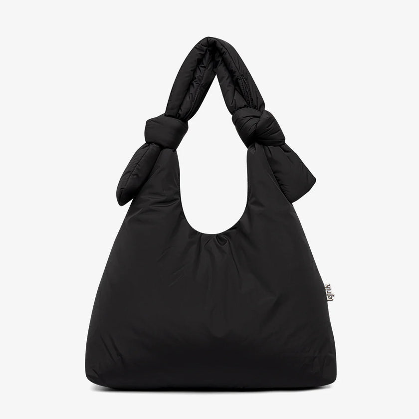 Lefrik - Women's Sustainable Biwa Puffy Bag in Black