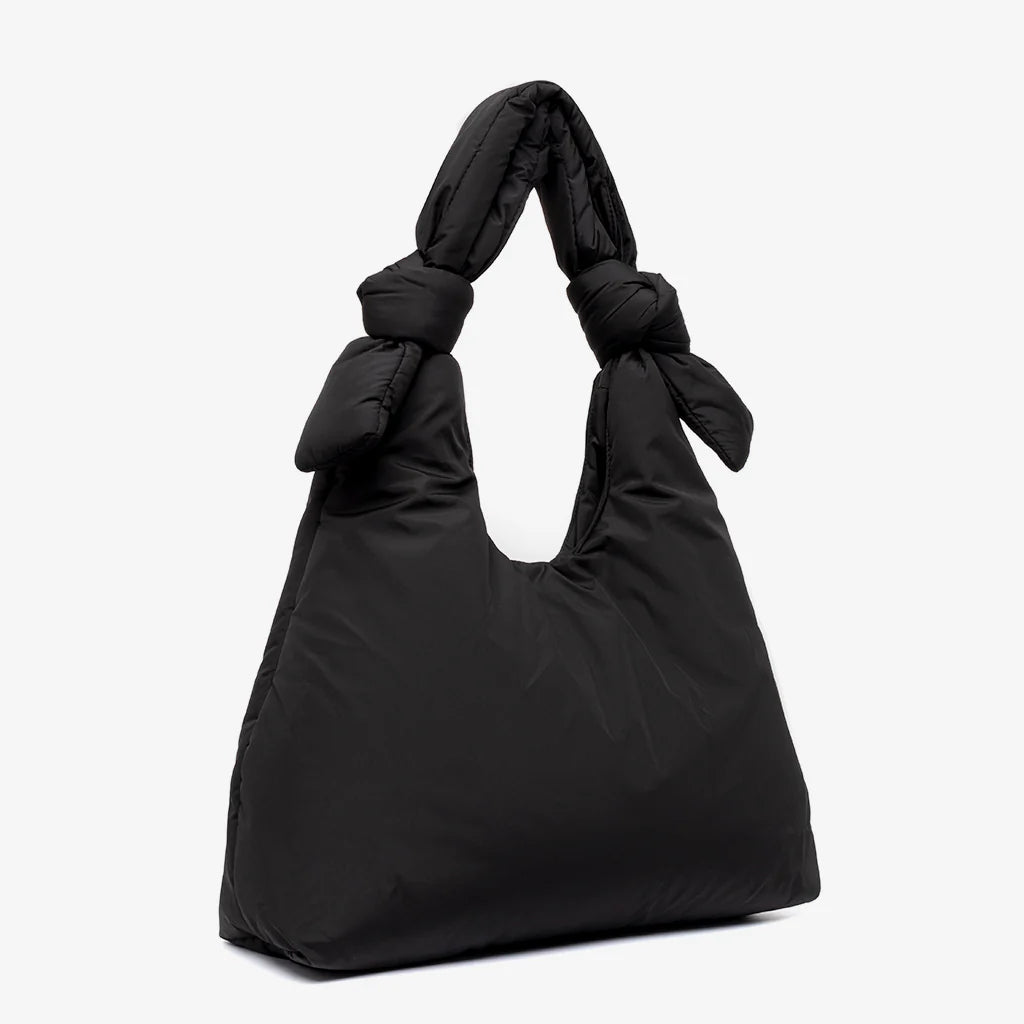 Lefrik - Women's Sustainable Biwa Puffy Bag in Black